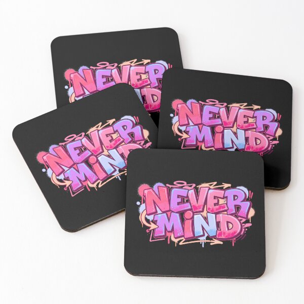 Item preview, Never Mind | Urban Streetwear Graffiti Quote Tee designed and sold by typoinspired.