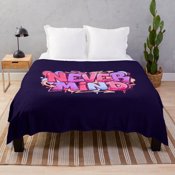 Item preview, Never Mind | Urban Streetwear Graffiti Quote Tee designed and sold by typoinspired.