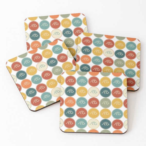 Item preview, Retro Wave Circle Pattern designed and sold by Le Grand Requin.