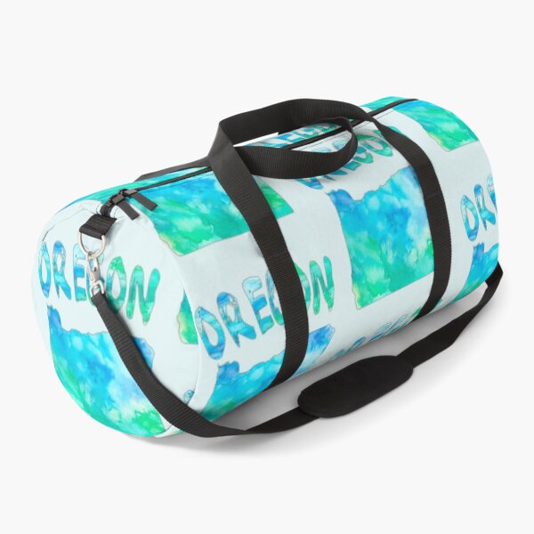 Item preview, Oregon Watercolor Silhouette - Artistic Blue & Green State Map designed and sold by mashmosh.