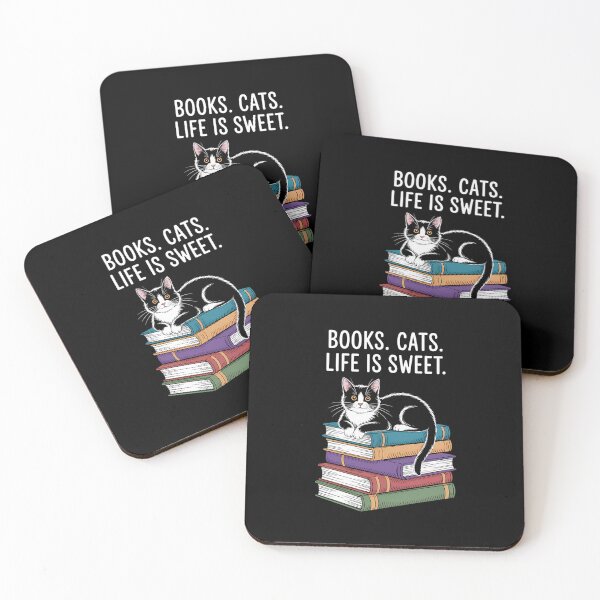 Item preview, Funny Cats Books Lovers Cute designed and sold by lilensgavadur.