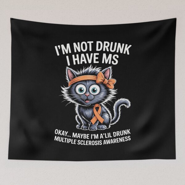 Item preview, Funny Cat Multiple Sclerosis Awareness designed and sold by lilensgavadur.