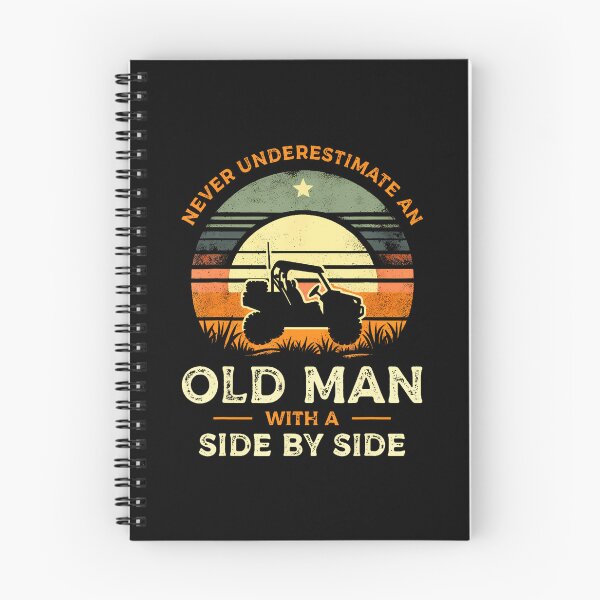 Item preview, Never Underestimate An Old Man With A Side By Side Utv designed and sold by malhanasbih.