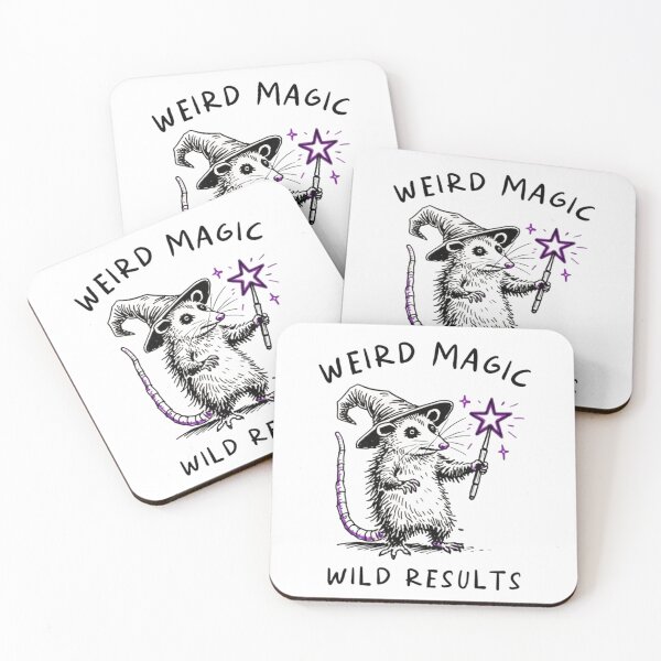 Item preview, Weird Magic Wild Results Opossum - Funny Wizard Possum Meme Art designed and sold by JossDesign15.