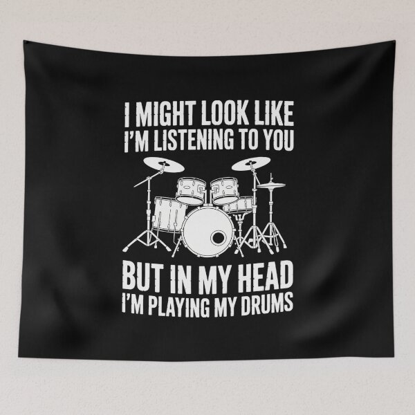 Item preview, Funny Drummer Drumming Drummer designed and sold by lilensgavadur.