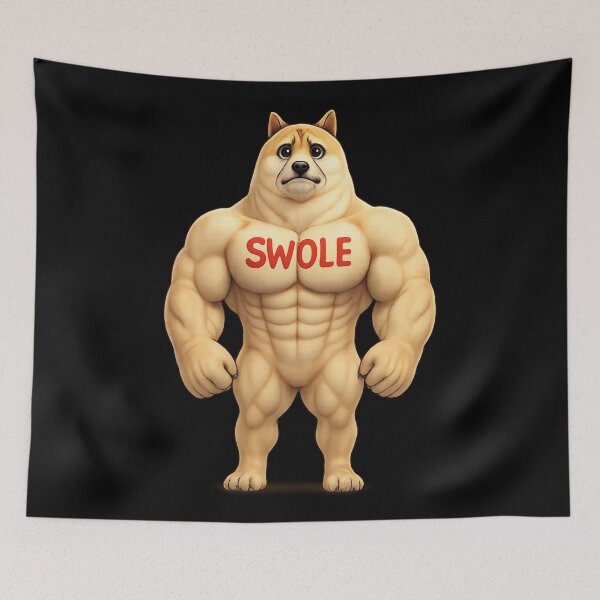 Item preview, Swole Doge designed and sold by The Art by Rossouw.