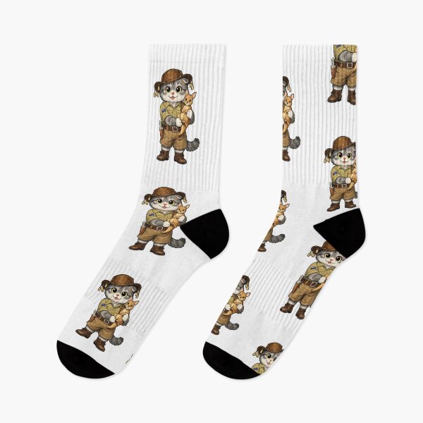 Item preview, Cute Scottish Fold Cat in Australian Clothing - Cultural Cat Art designed and sold by HappyPawsWorld.