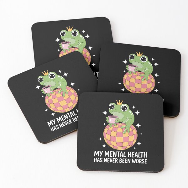 Item preview, Funny Frog Mental Health Awareness designed and sold by lilensgavadur.
