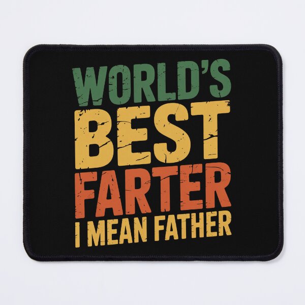 Item preview, World’s Best Farter Funny Dad Quote Vintage Typography designed and sold by flagylART.
