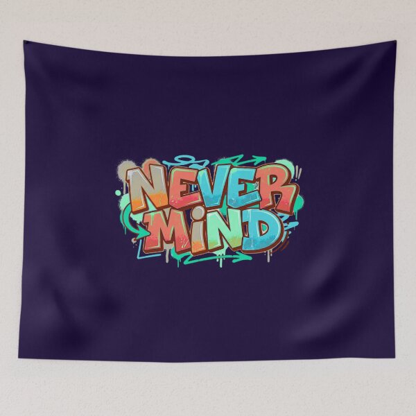 Item preview, Never Mind | Hip Hop Street Style Graphic T-Shirt designed and sold by typoinspired.