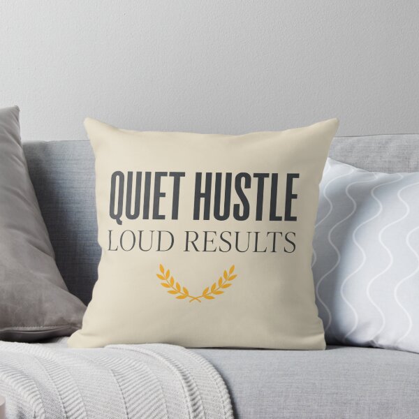 Item preview, Quiet Hustle — Loud Results (Motivation / Hustle Quote) designed and sold by Afridi Art House.