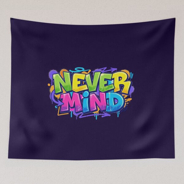 Item preview, Never Mind | Hip Hop Street Style Graphic T-Shirt designed and sold by typoinspired.