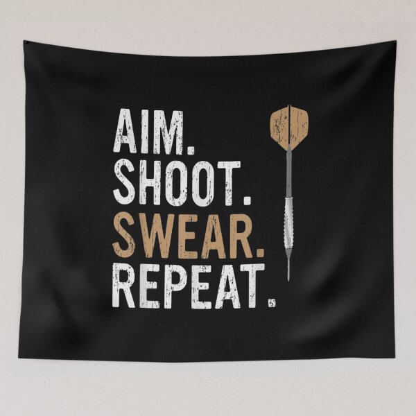 Item preview, Motivational Shooting Sports Quote With Dart Graphic Design designed and sold by AnsadoWinu.