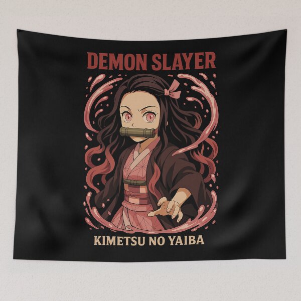 Item preview, Nezuko demon slayer  designed and sold by pinedamikeb.