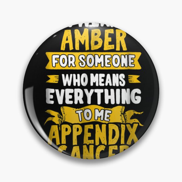 Item preview, I Wear Amber For Someone Meaning Everything Awareness Design designed and sold by AnsadoWinu.