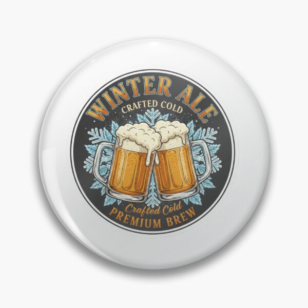 Item preview, Retro Winter Craft Beer Premium Gift – Reloaded Edition designed and sold by Imaginarium of Chaos falcon88 .