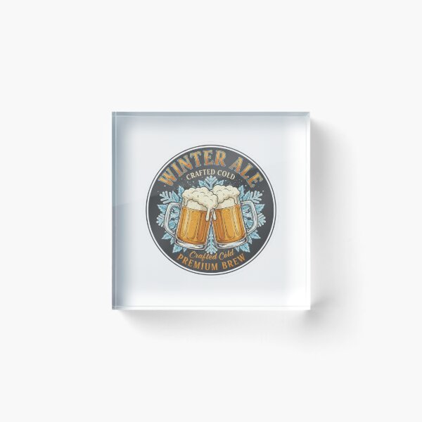 Item preview, Retro Winter Craft Beer Premium Gift – Reloaded Edition designed and sold by Imaginarium of Chaos falcon88 .