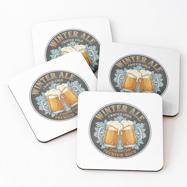 Item preview, Retro Winter Craft Beer Premium Gift – Reloaded Edition designed and sold by Imaginarium of Chaos falcon88 .