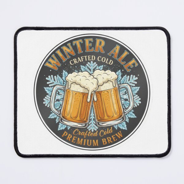 Item preview, Retro Winter Craft Beer Premium Gift – Reloaded Edition designed and sold by Imaginarium of Chaos falcon88 .
