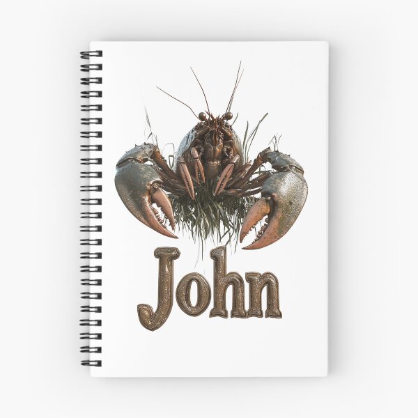 Item preview, John Cancer – Crab Zodiac Name Fantasy Art Design designed and sold by AlexLineArt.