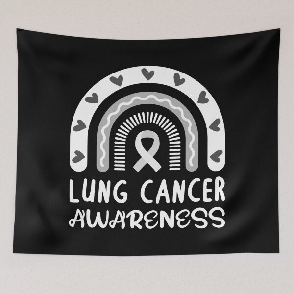 Item preview, Lung Cancer Awareness Rainbow designed and sold by TashaVector.