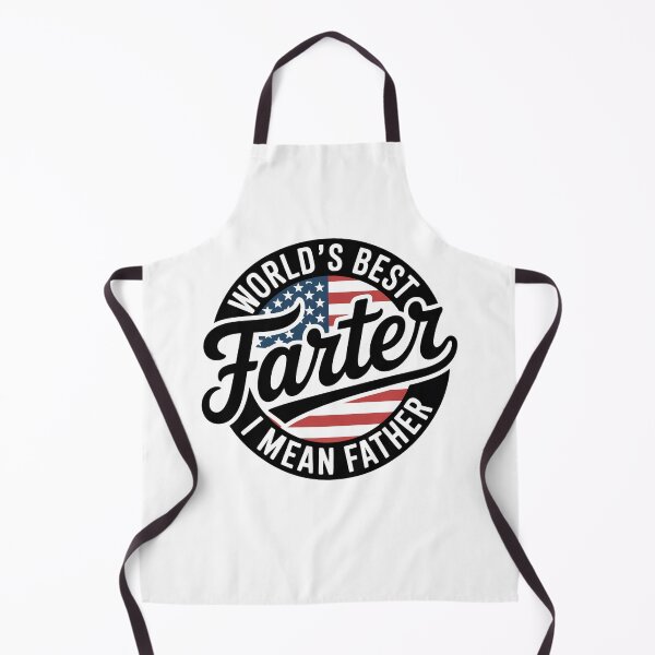 Item preview, World’s Best Farter I Mean Father – Funny Dad Joke Typography designed and sold by flagylART.