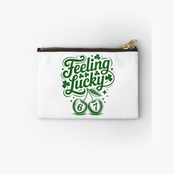 Item preview, St Patricks Day Funny Feeling Lucky Six Seven Shamrock 67 Meme Irish 67 designed and sold by BlightedArt.