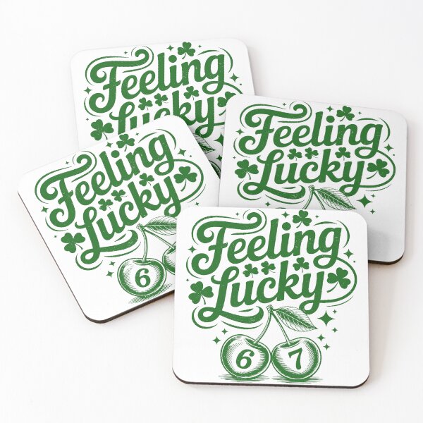 Item preview, St Patricks Day Funny Feeling Lucky Six Seven Shamrock 67 Meme Irish 67 designed and sold by BlightedArt.