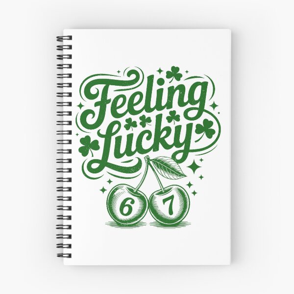 Item preview, St Patricks Day Funny Feeling Lucky Six Seven Shamrock 67 Meme Irish 67 designed and sold by BlightedArt.