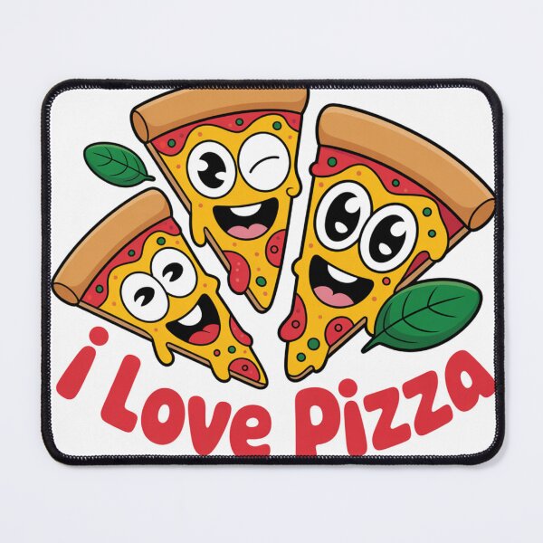 Item preview, I Love Pizza – Modern Streetwear Pizza Art for Food Lovers designed and sold by FashionableDesign.