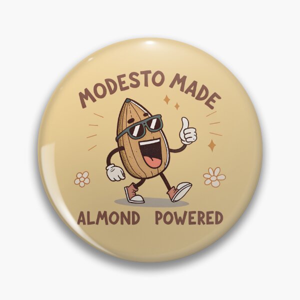Item preview, Modesto Made Almond Powered – Funny California Farm Cartoon Design designed and sold by VividOrganica.