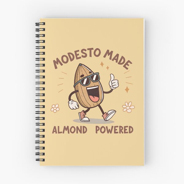 Item preview, Modesto Made Almond Powered – Funny California Farm Cartoon Design designed and sold by VividOrganica.