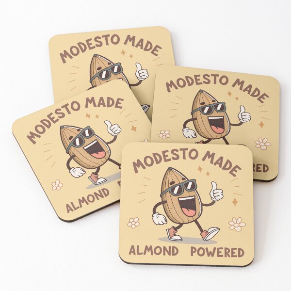 Item preview, Modesto Made Almond Powered – Funny California Farm Cartoon Design designed and sold by VividOrganica.