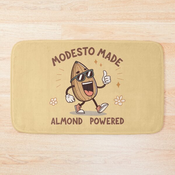 Item preview, Modesto Made Almond Powered – Funny California Farm Cartoon Design designed and sold by VividOrganica.