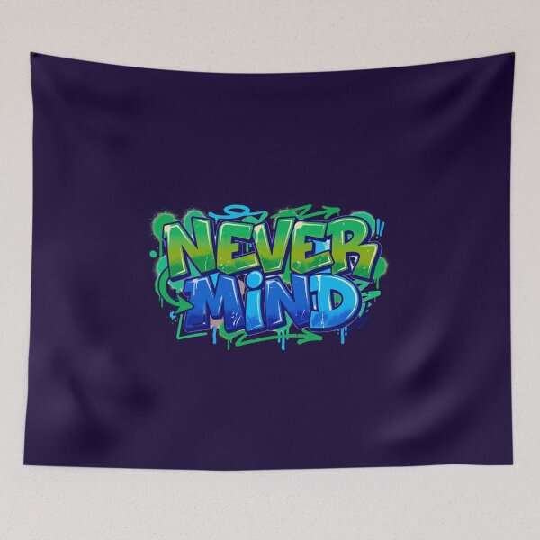Item preview, Never Mind | Modern Urban Street Fashion Tee designed and sold by typoinspired.