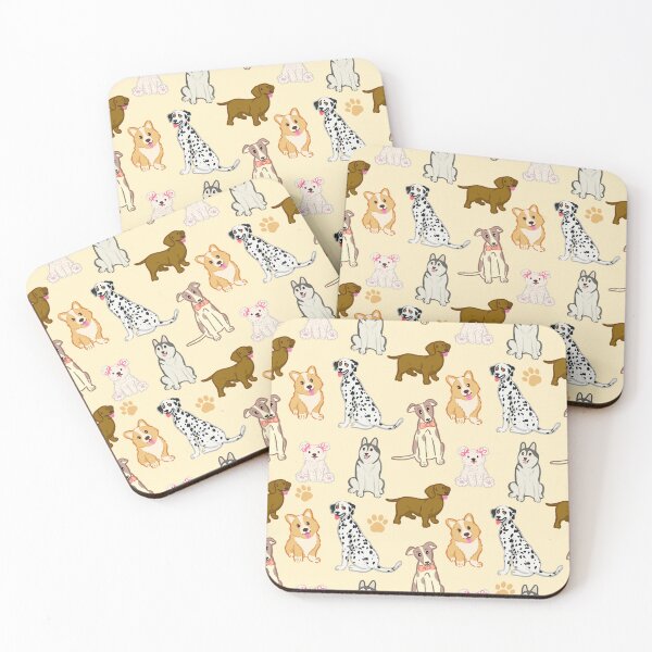 Item preview, Cute Cartoon Dogs Seamless Pattern Design designed and sold by tarzbol.