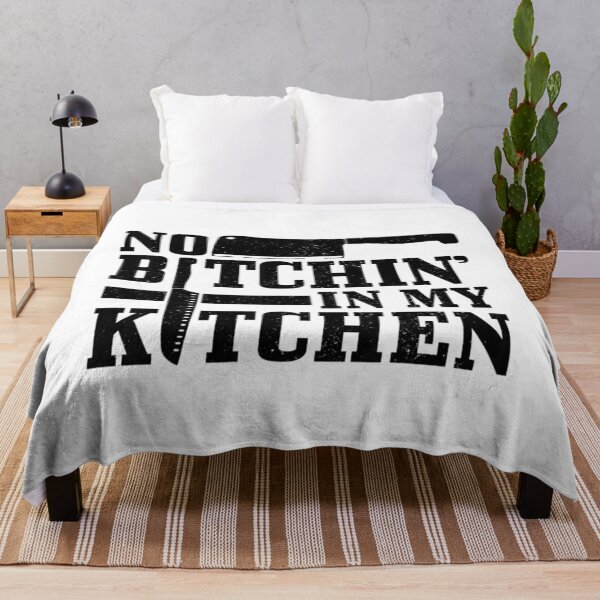 Item preview, No Bitchin In My Kitchen Funny Cooking Quote Design designed and sold by StanaLuis.