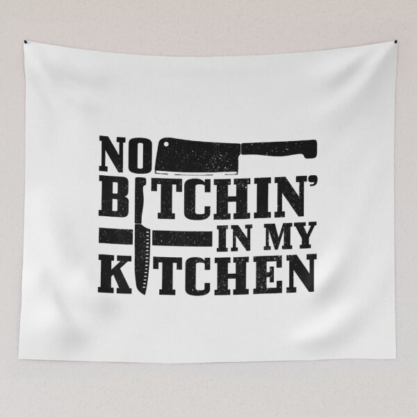 Item preview, No Bitchin In My Kitchen Funny Cooking Quote Design designed and sold by StanaLuis.