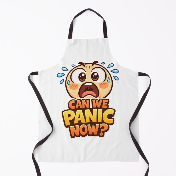 Item preview, Can We Panic Now? Cute Anxiety Meme designed and sold by inaveed.
