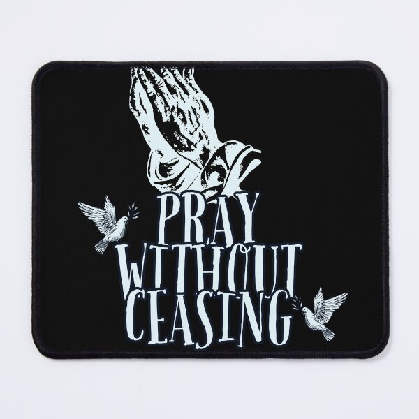 Item preview, Pray Without Ceasing Scripture Design designed and sold by RootedInFaithArt.