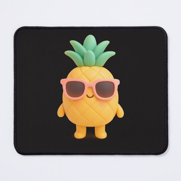 Item preview, Cute Pineapple with Sunglasses | Kawaii Tropical Summer Fruit Art designed and sold by Moons Studio.