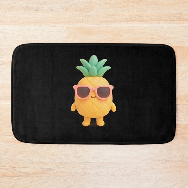 Item preview, Cute Pineapple with Sunglasses | Kawaii Tropical Summer Fruit Art designed and sold by Moons Studio.