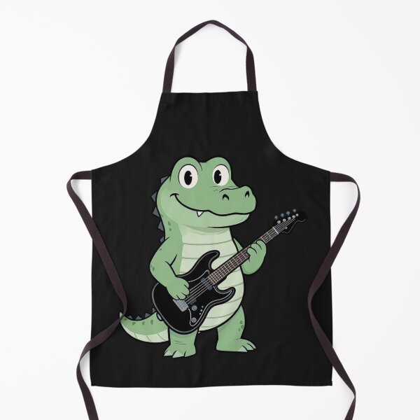 Item preview, Crocodile Electric Guitar Cartoon | Flat Vector Crocodile Music Illustration | Minimal Design designed and sold by ColorSplash123.