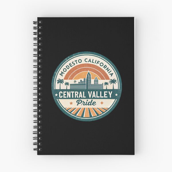 Item preview, Modesto California Central Valley Pride – Retro Travel Badge Design designed and sold by VividOrganica.