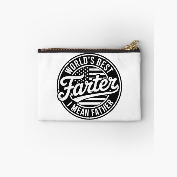 Item preview, World’s Best Farter I Mean Father – Funny Dad Joke Typography designed and sold by flagylART.