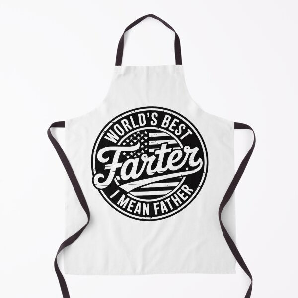Item preview, World’s Best Farter I Mean Father – Funny Dad Joke Typography designed and sold by flagylART.