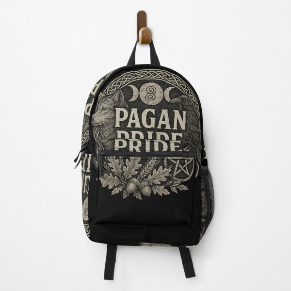 Item preview, Pagan Pride – Wolf, Raven & Triple Moon | SVT Pagan Pride Series designed and sold by SEVERTREND APPAREL .
