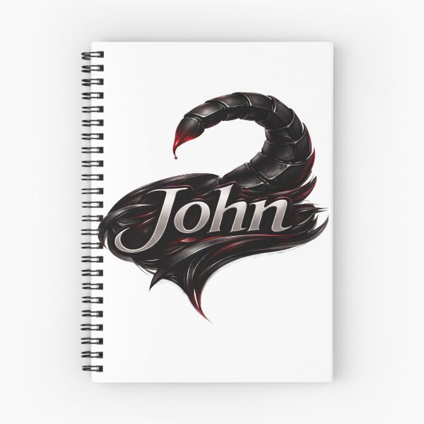 Item preview, John Scorpio – Scorpion Zodiac Name Dark Fantasy Art designed and sold by AlexLineArt.