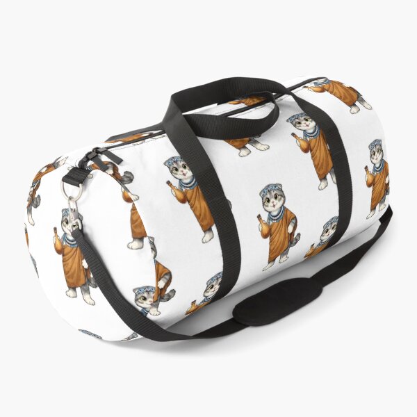 Item preview, Cute Scottish Fold Cat in Botswanan Clothing - Cultural Cat Art designed and sold by HappyPawsWorld.
