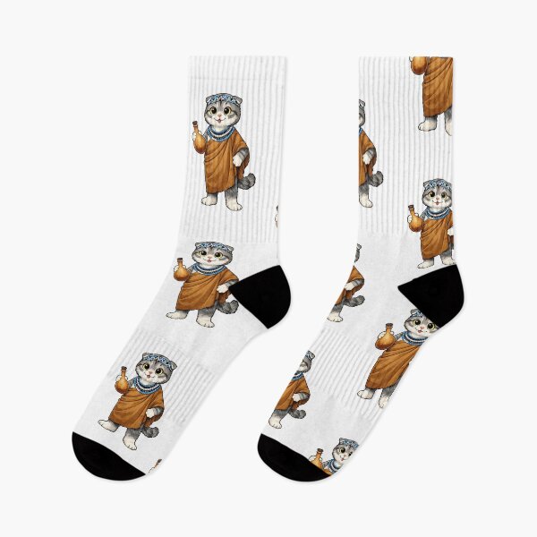 Item preview, Cute Scottish Fold Cat in Botswanan Clothing - Cultural Cat Art designed and sold by HappyPawsWorld.